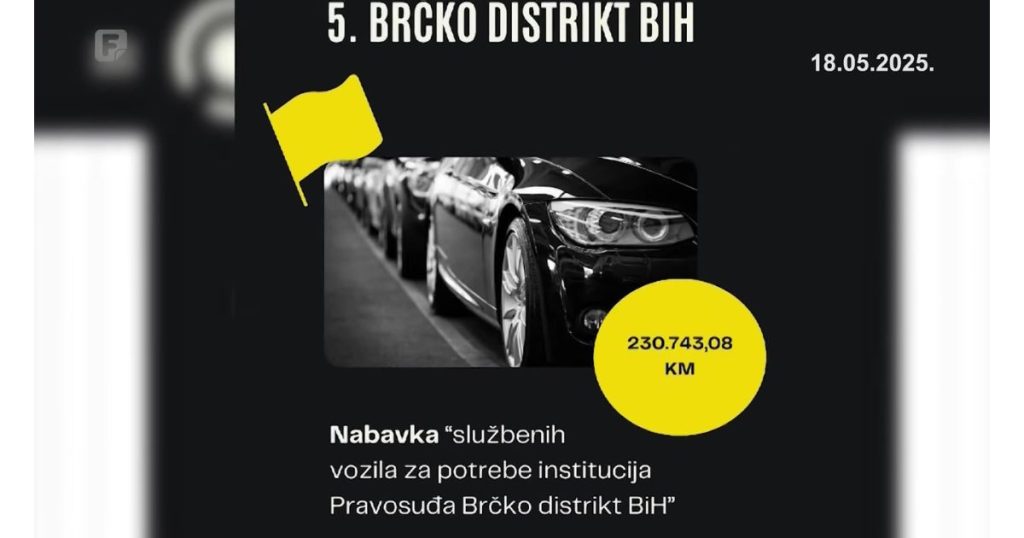 Šta kriju javne nabavke službenih vozila u Brčko distriktu? nabavke
