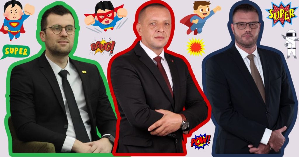 Tri politička superheroja na jedan brčanski šalter superheroji